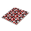 Recherche de rouge blanc noir carreaux Géométrique