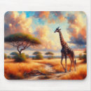Recherche de animaux la savane tapis souris Girafe