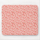 Recherche de motif fraise tapis souris Rose