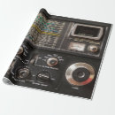 Zoek naar radio cadeaupapier Illustratie