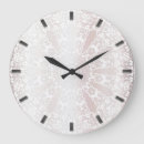 Recherche de dentelle blanche horloges Floral