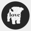 Recherche de petite race de chien autocollants Amour