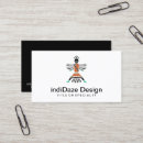 Recherche de guerriers cartes visite Amérindien