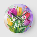 Recherche de saisonnier horloges Fleurs