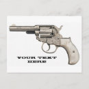 Recherche de revolver cartes postales Arme