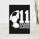 Recherche de 11ème anniversaire cartes Football