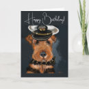 Recherche de airedales vœux cartes Terrier airedale