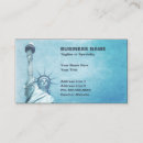 Recherche de statue de la liberté cartes visite Mandataire