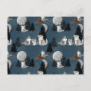 Recherche de lune de loup cartes postales Mignon