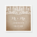 Recherche de toile de jute serviettes Dentelle