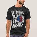 Recherche de coree tshirts Drapeau