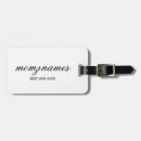 Recherche de voyage de chat bagages étiquettes Pour elle