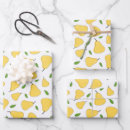Recherche de poires papier cadeau Jaune