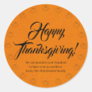 Recherche de thanksgiving text autocollants Orange