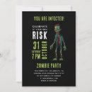 Recherche de zombie halloween invitations De la soirée zombie