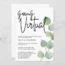 Recherche de virtuel mariage invitations Minimaliste