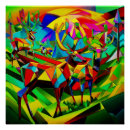 Zoek naar geometrisch hert posters Bos