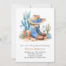 Recherche de cowboy boots baby shower invitations Western