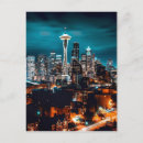 Recherche de seattle la nuit cartes postales Aiguille spatiale