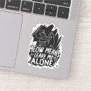 Recherche de chaton noir et blanc autocollants Drôle