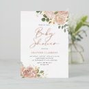Recherche de mauve baby shower invitations Botanique