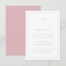 Recherche de rose clair invitations Bride