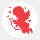 Recherche de de cupidon autocollants Silhouette