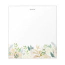 Recherche de floral blocsnotes Aquarelle