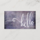 Recherche de grunge cartes visite Typographie
