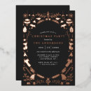 Recherche de noir et or noël invitations Fête de fin d'année