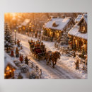 Zoek naar paarden getrokken posters Kerst