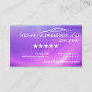 Zoek naar taxi visitekaartjes Bestuurder