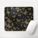 Recherche de motif papillon tapis souris Noir