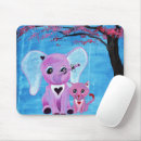 Recherche de éléphants roses tapis souris Mignon