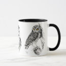 Recherche de de hibou tasses Oiseau