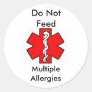 Recherche de multiple autocollants Allergie