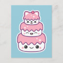 Recherche de gâteau kawaii invitations Chat