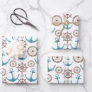 Recherche de ancre nautique de marine papier cadeau Pour enfants