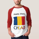 Recherche de tchadien tshirts Drapeau