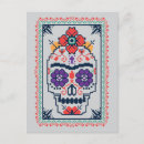 Recherche de crâne girly cartes postales Jour des morts