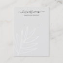 Recherche de feuille gris cartes visite Simple