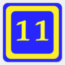 Zoek naar nummer 11 stickers Aantal