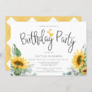 Recherche de watercolor sunflower invitations Tournesol