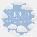 Zoek naar wolken stickers Blauw
