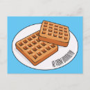 Recherche de gaufres cartes postales Dessert