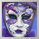 Recherche de masque carnaval art Bleu