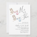 Zoek naar gender reveal invitations Hij of zij
