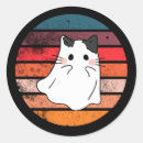 Zoek naar retro kat stickers Halloween