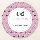 Zoek naar kerstmis onderzetters Roze