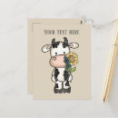 Recherche de vaches mignonnes cartes postales Fleurs